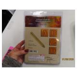 New TANDY LEATHER 1" Alphabet Stamp Set