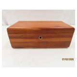 vtg Jewelry Cedar Advertising 9" Box Doylestown PA