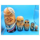 Russian Nesting Doll 7" Set Political Federation