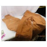 (2) CARHARTT 40x30 Brown Work Pants Jeans