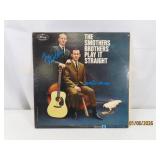 autographed 2sig SMOTHERS BROS Vinyl Album STRAIGH
