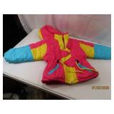 Girls sz4T "P.Y.C.O.!" Winter Bright Coat