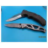 (2knives) 7" GERBER & 9" EDGE BeltClipi Serrated