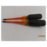 2pc KLEIN Tools Insulated Screwdriver SET