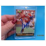 autographed WARREN SAPP Rookie Football Card