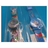 (2) unworn Disney SnowWhite & Alladin c1990 Watch