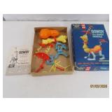 vtg c1950s DR SEUSS "Dowdy Grackle" Model Toy boxd