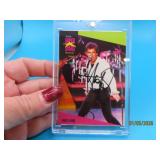 autographed HUEY LEWIS Card