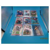 (9) autographed DOLPHINS Football Cards SHULA etc