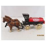 Diecast ERTL TrueValue HorseDrawn Wagon Bank