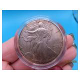 1oz Silver Eagle 2001 Ingot Coin