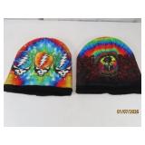(2) GRATEFUL DEAD winter Stocking Hats *authentic*