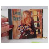 autographed LEANN RIMES Blue Music CD