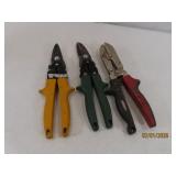 (3) MALCO Specialty Metal Cutters & Crimper Tools