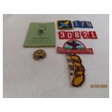 vintage BOY SCOUTS Booklet Patches/Access bagfull