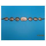 c1920s Silver Coin PHILLIPENS 6.75" Bracelet