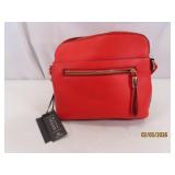 new LA TERRE FASHION Red 10" Handbag tags