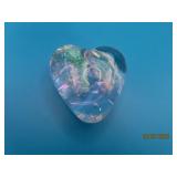 RHAG Artisan Signed Art Glass 2.25" HEART