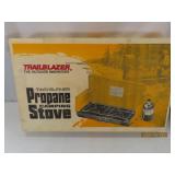 unused vtg Propane Camping Stove TRAILBLAZER Yellw