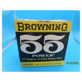 vtg Original 25round Box BROWNING 55 12ga Shells