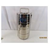 New 6"x12"tall Stainless Steel Food Stack Transprt