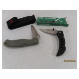(2) New FROST BeltClip Tactical Knives 4"