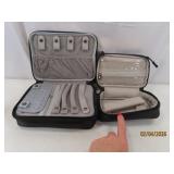 (2) 9"/7" Travel-Storage Jewelry Padded Soft Cases