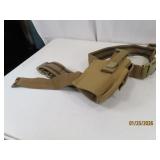 Tactical Green Canvas Hip Gun Holder Holster
