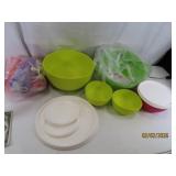 (5++) New Tupperware Bowls~Collander~Glasses