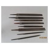 (8) asst USA Hand Files Tools 7"~14"