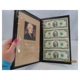 Uncut 4pc US $2 Collectors Album Set NonSequential