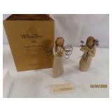 (2) WILLOWTREE Figurines "Friendship & Angel Fredm