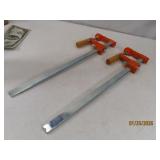 (2) JORGENSEN 3712-LD 15" Tool Clamps