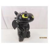 TOOTHLESS 9" Ceramic Coin Bank TRAIN DRAGON 2015