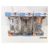 (3) Funko STAR WARS Bobbleheads BobaFett~Tropper