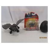 (3) TOOTHLESS Dragon Collectibles 3"~5" Toys