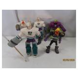 (5) Disney MIGHTY DUCKS Action Figures Toys 90s