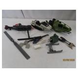 (3) AS IS c1980s GI JOE 6"ish Vehicles *parts*