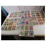 (8sheets) c1990 Marvel Superhero Collector Cards