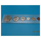 Cased US various 6 coins asst (silver etc)