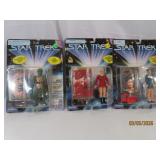 (3) on card 90s STAR TREK Toy Figs Gorn~Rand~Vash