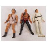 (3) c1979 BuckRogers~Titans 3.75" Action Figures