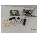 (3) asst STAR WARS Lego/Mega Block Kits smaller