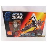 unopened 1995 STAR WARS Imperial Speeder Bike Toy