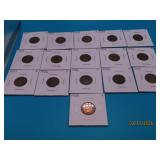 (16) 1900~1907 asst Indian Head US Cents Coins