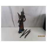 SPAWN 12" Mandarin Scarlet Edge 1999 Toy *incomplt