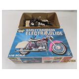 c1960s Harley Motorcycle Model Kit LIFE LIKE HOBBY