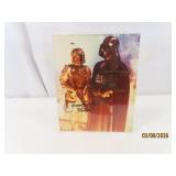 autographed BOBA FETT & VADAR 8x10 Photo *COA*