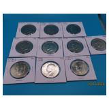 (10) 1971~1978 Eisenhower $1 US Coins XF/AU