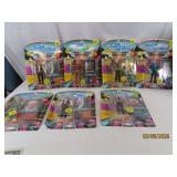 (7) on card STAR TREK Action Figures 1993 Next Gen